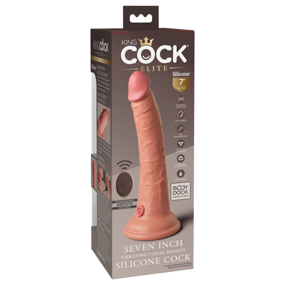 7“Vibrating+Dual Density SiliconeCock RC Hell - love-union.de