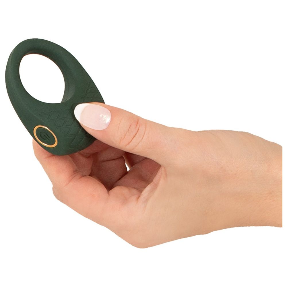 Luxury Vibro Cock Ring Emerald Love - love-union.de