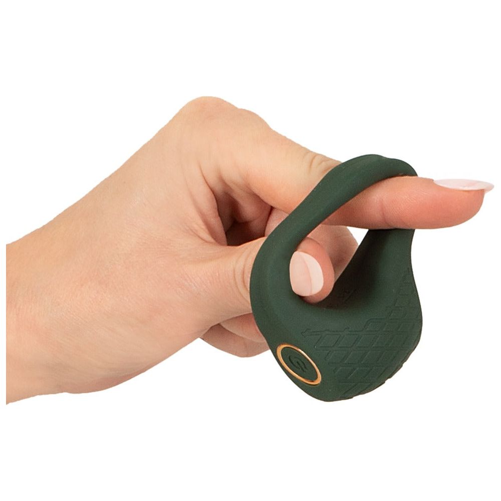 Luxury Vibro Cock Ring Emerald Love - love-union.de