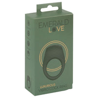 Luxury Vibro Cock Ring Emerald Love - love-union.de