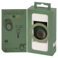 Luxury Vibro Cock Ring Emerald Love - love-union.de