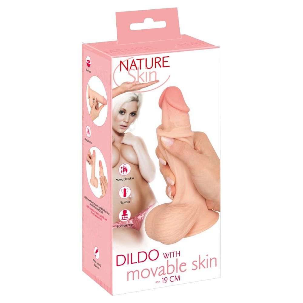 Dildo with moveable Skin - love-union.de