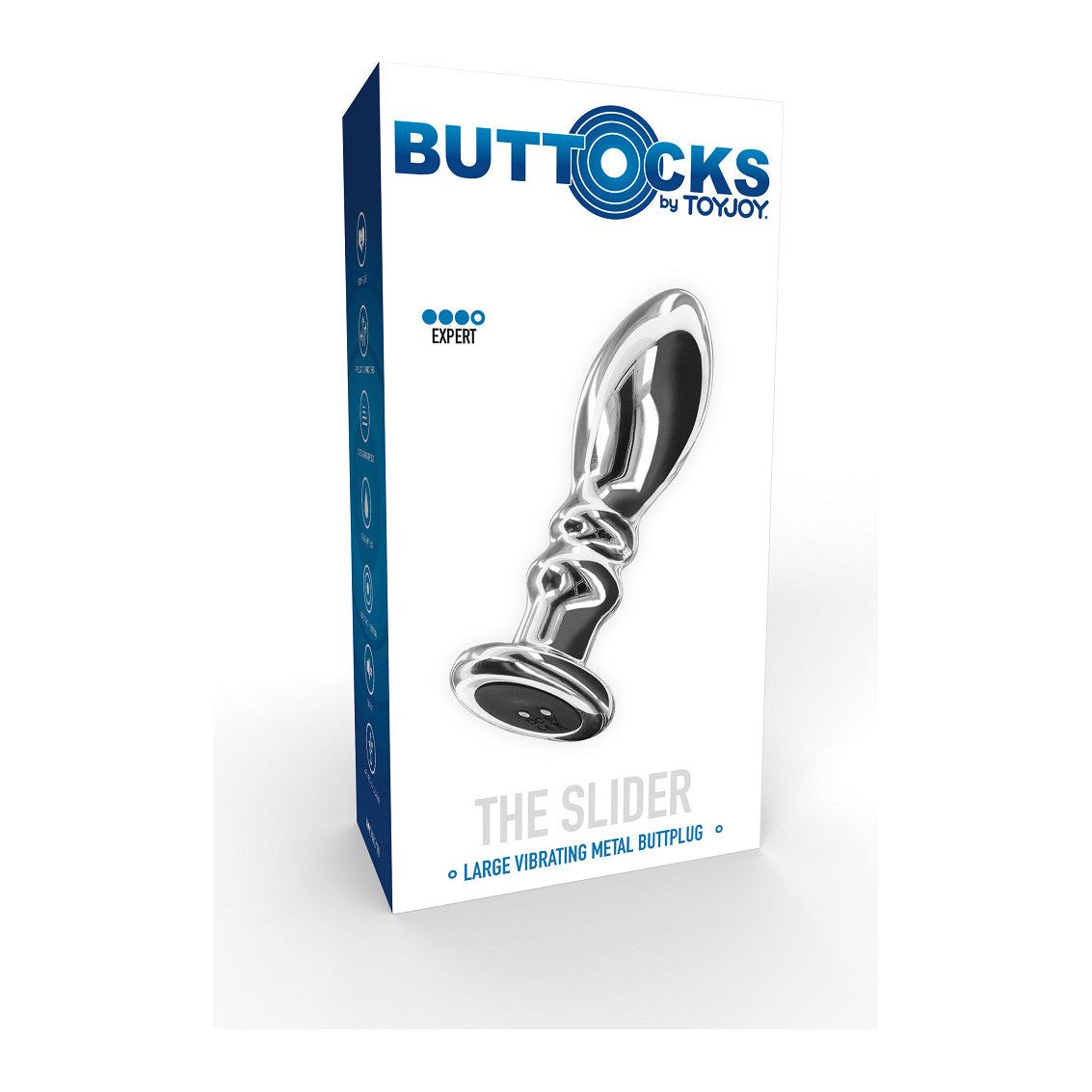 Vibrating Metal Buttplug L - love-union.de