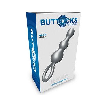 The Stuffer 3-Balls Metallic Silicone Plug - love-union.de