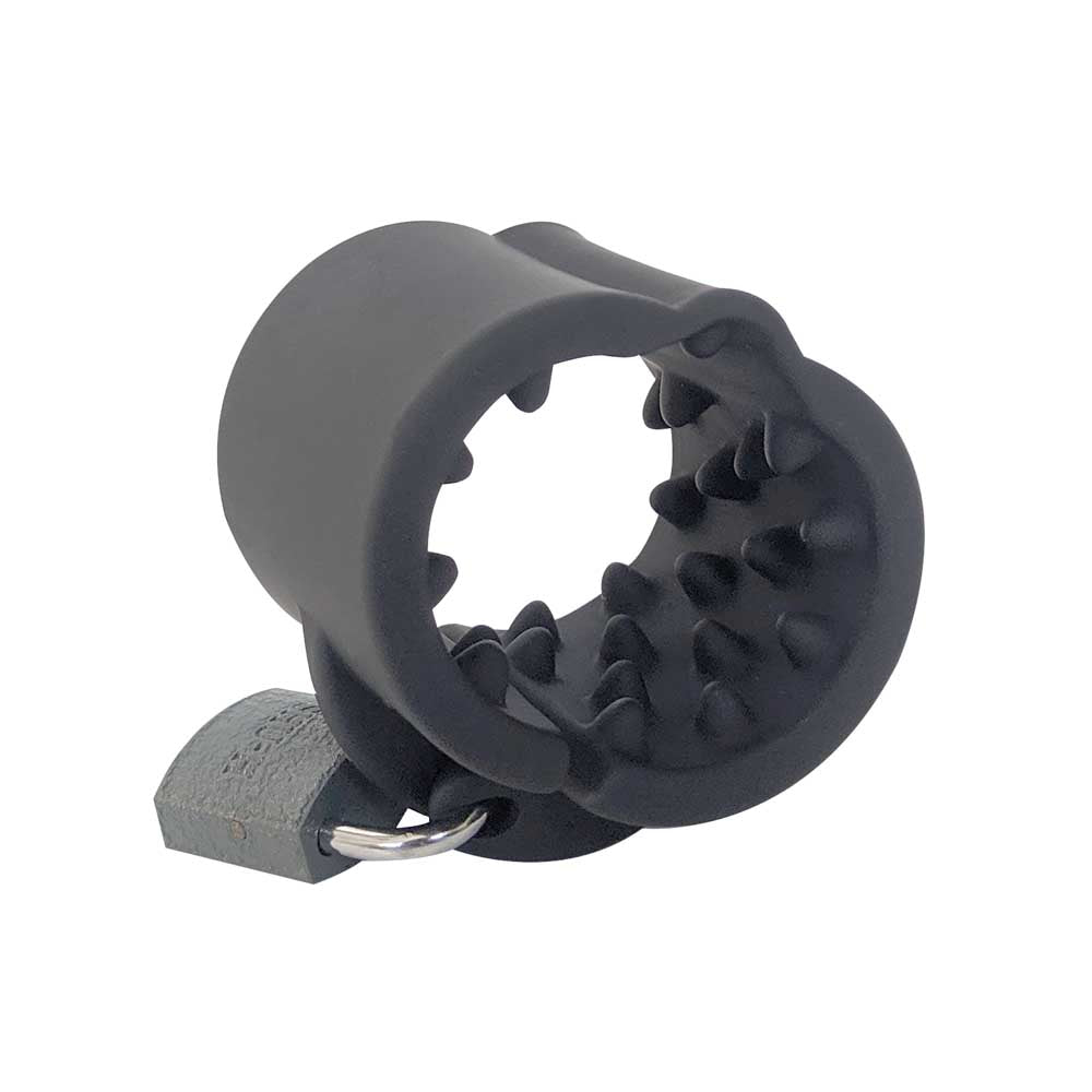 Cruncher - Silicone Lockable Spiked Ball Stretcher - love-union.de