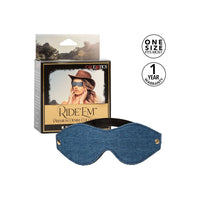 Ride 'em Premium Denim Collection Eye Mask - love-union.de