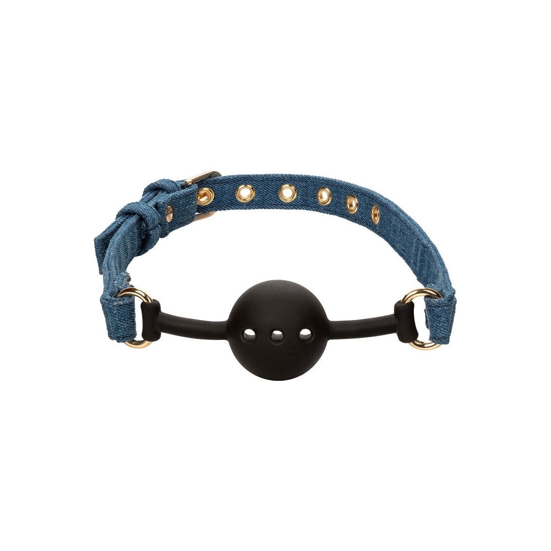 Ride 'em Premium Denim Collection Ball Gag - love-union.de