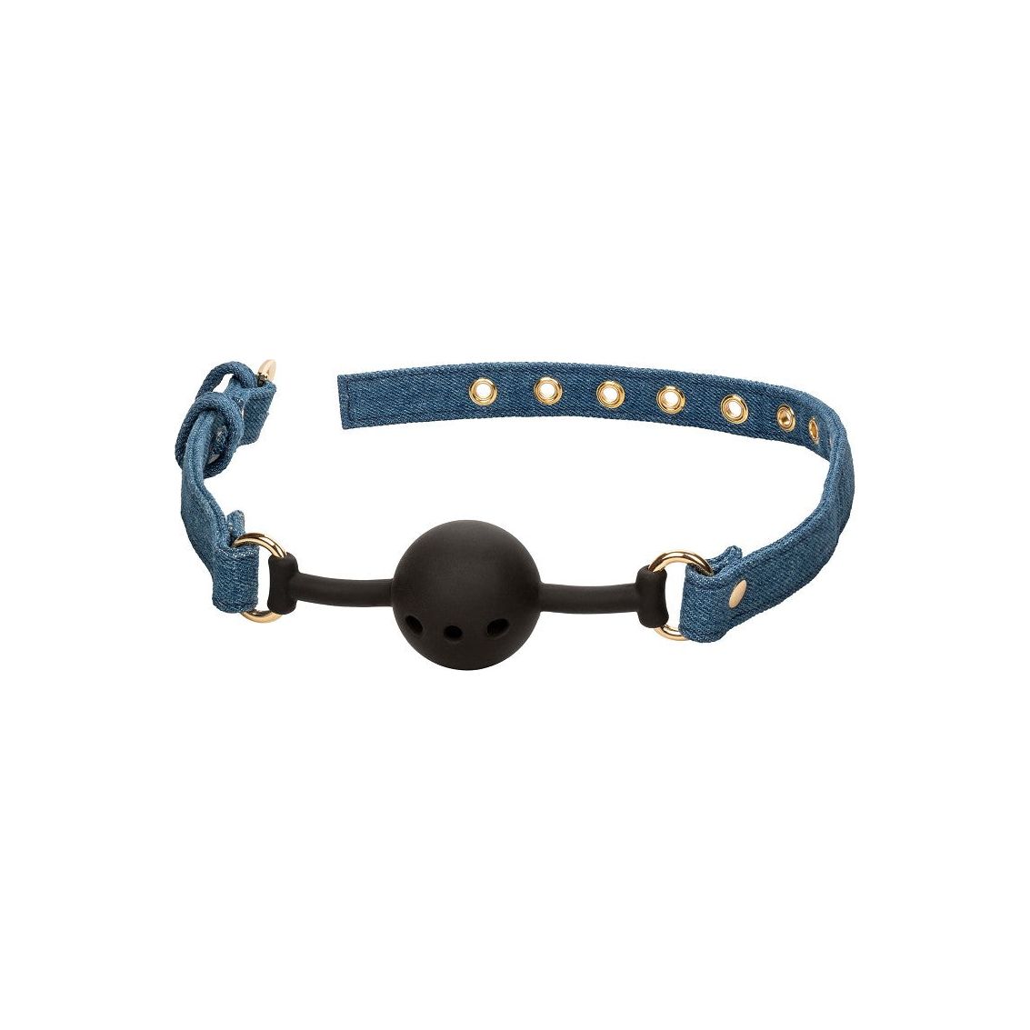 Ride 'em Premium Denim Collection Ball Gag - love-union.de