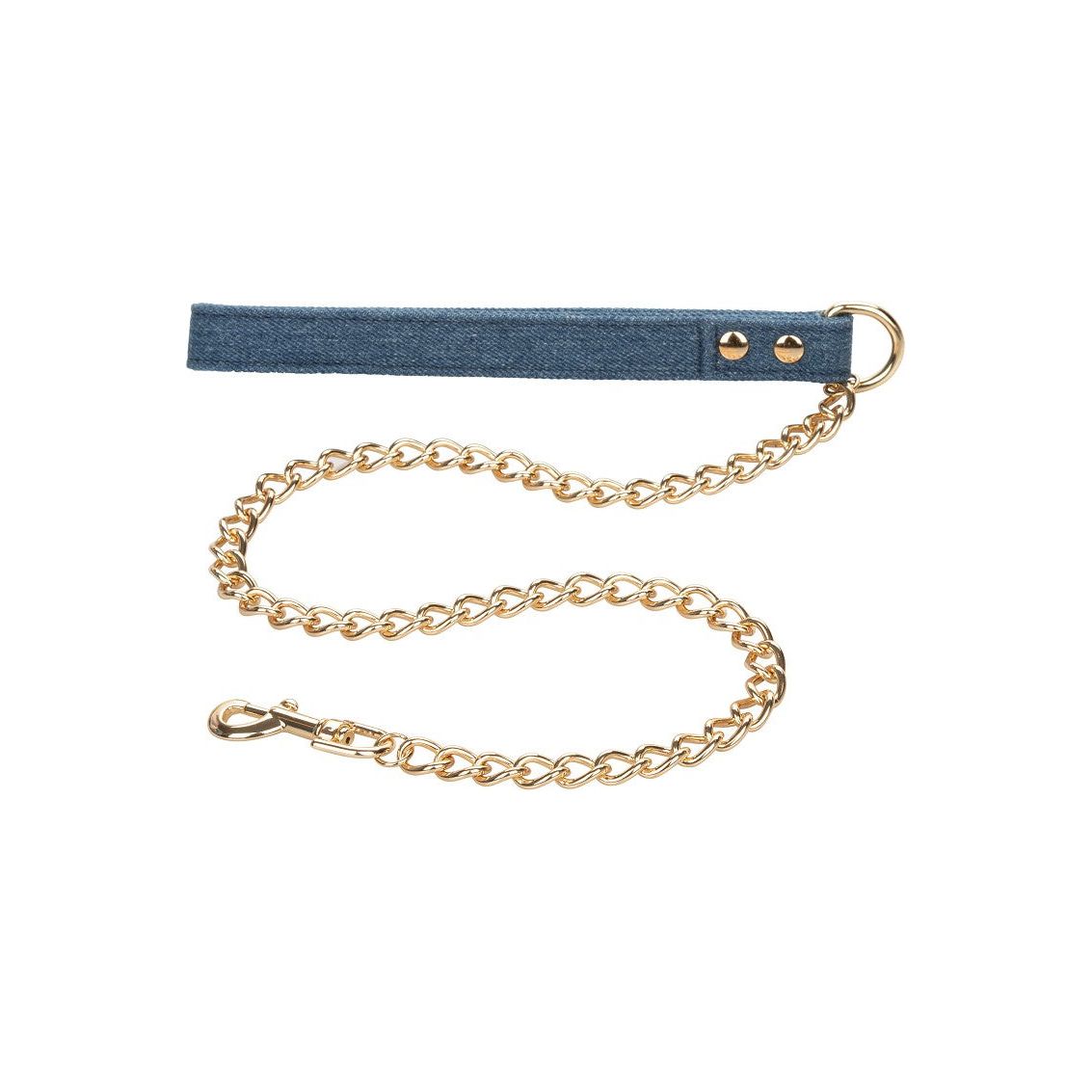 Ride 'em Premium Denim Collection Collar with Leash - love-union.de