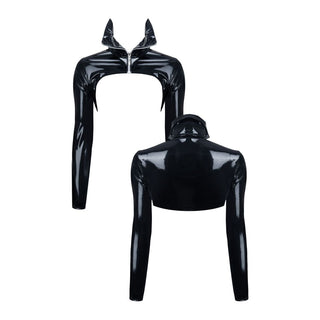 Jacket With High Collar And Zipper - Love-union.de