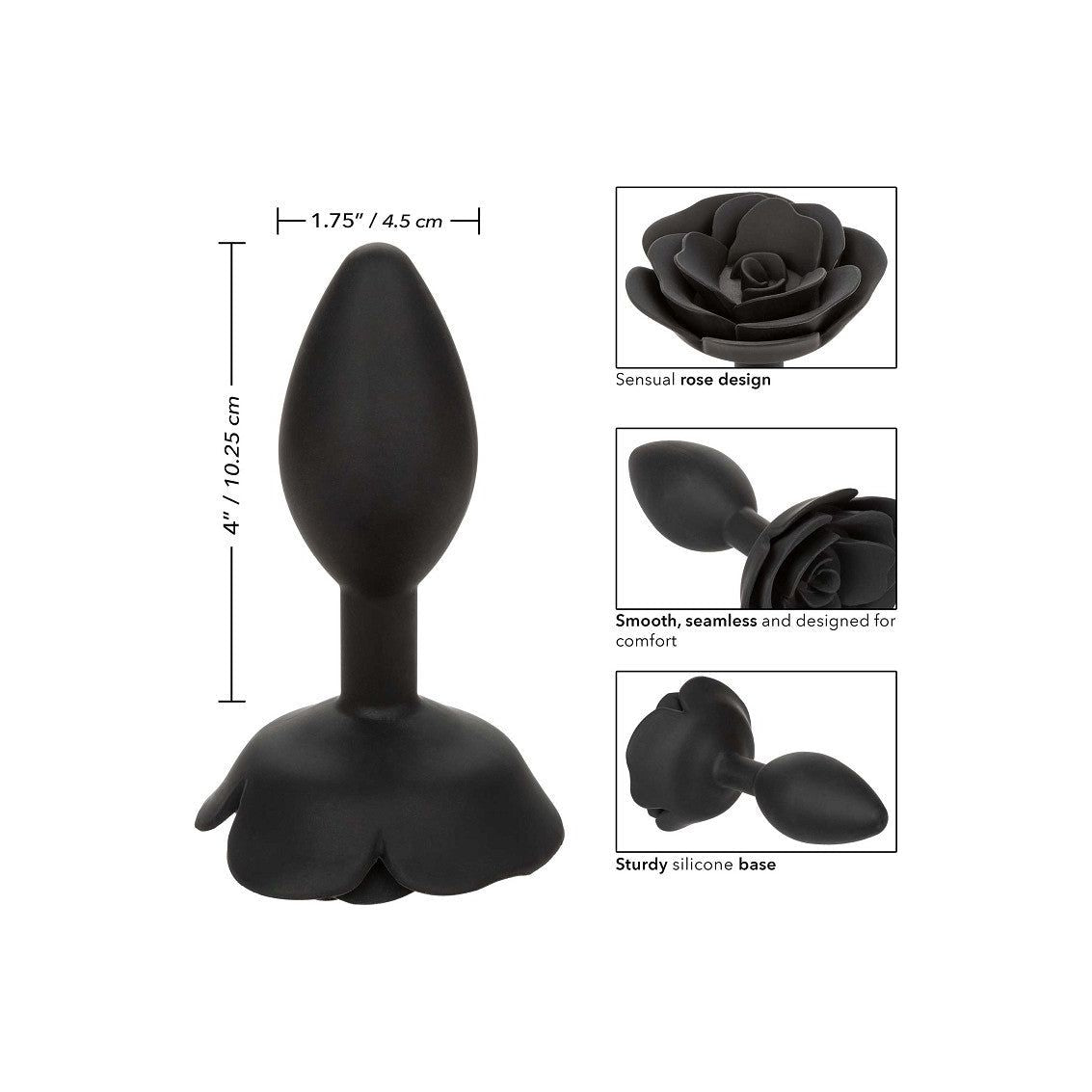 Forbidden Large Rose Anal Plug - love-union.de