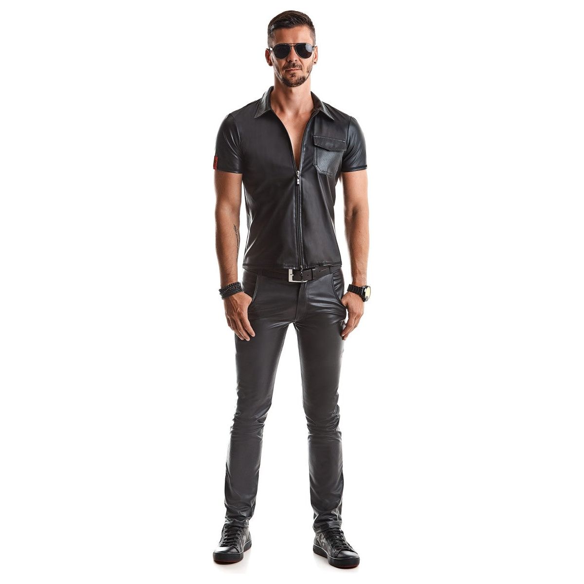 Polo Shirt With Pocket And Zipper - Love-union.de