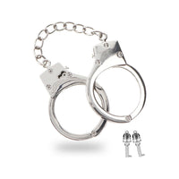 Bondage Essentials - Silver Plated BDSM Handcuffs - love-union.de