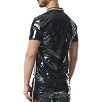 Pvc Polo Shirt With Zipp