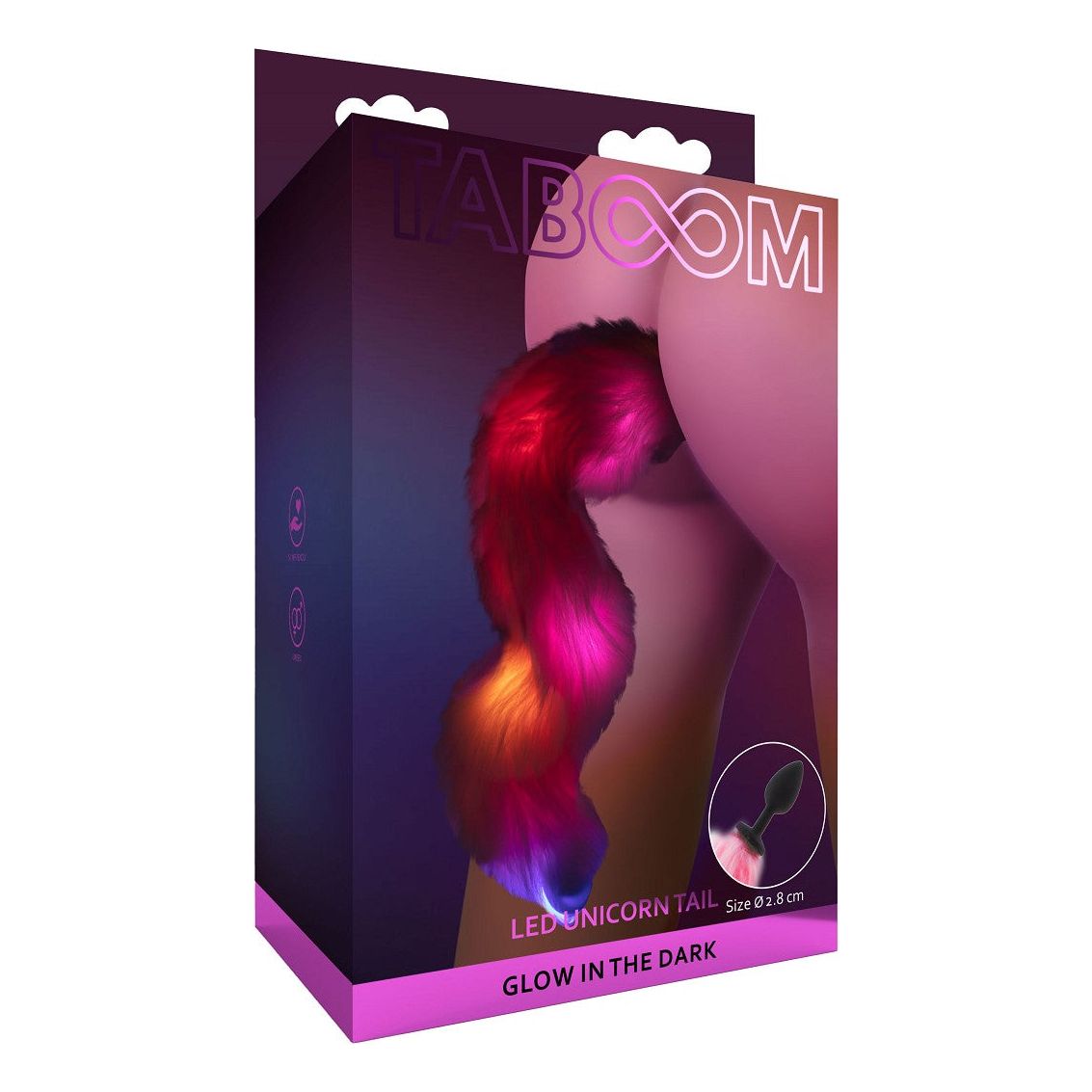 Glow In the Dark Unicorn Tail & Buttplug LED - love-union.de