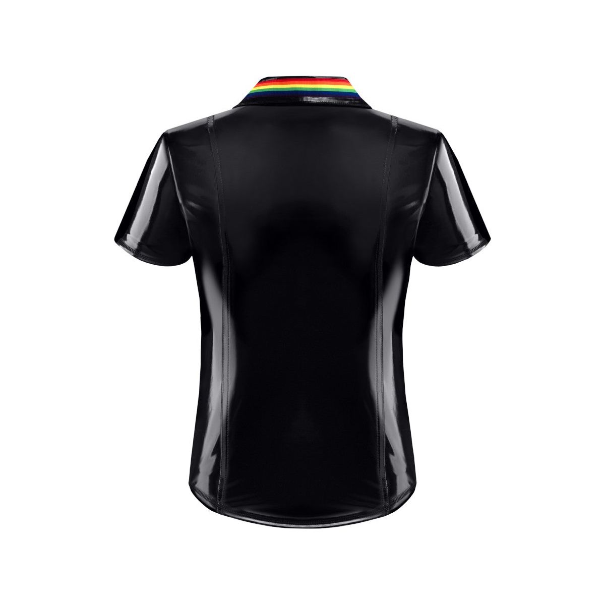 Pvc Polo Shirt With Zipp