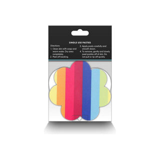 Pretty Pasties Pride Heart & Flower Rainbow 2 Pair - love-union.de