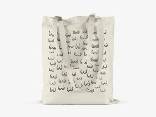 Baumwolltasche / Busenfreunde "natur" - love-union.de