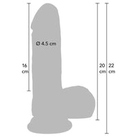 Hidden Desire Realistic Dildo Liquid Silicone 20 cm