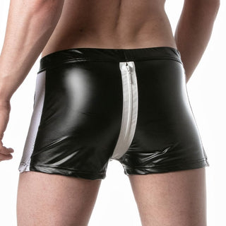 Brut Zipper Shorts White by love-union.de