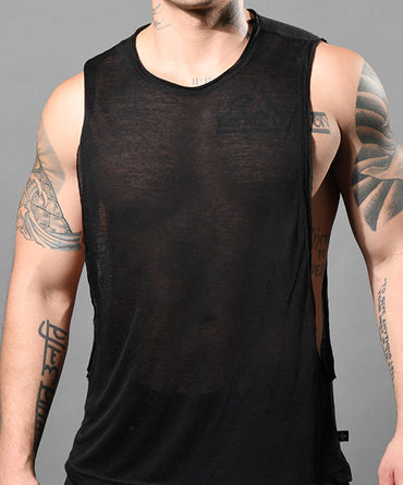 Sheer Burnout Slut Cut Tank Top - love-union.de