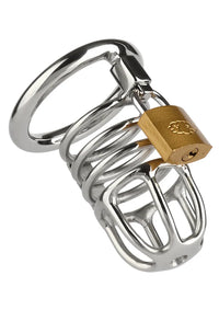 Cage de chasteté Mr. Steel Master 9 cm – Cage de chasteté en acier inoxydable