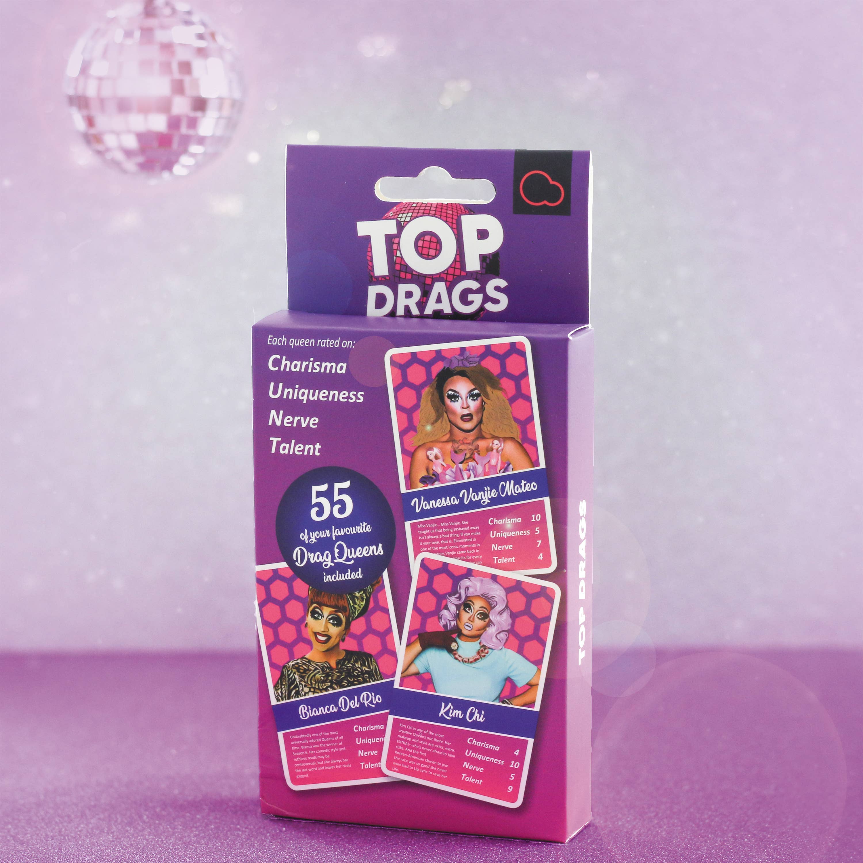 Top Drags card game