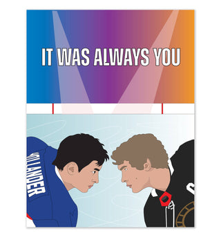 Pride Karte „it was always you“ – Liebevolle LGBTQ Grußkarte