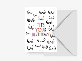 Postkarte / Tits Your Birthday - Love-Union.de