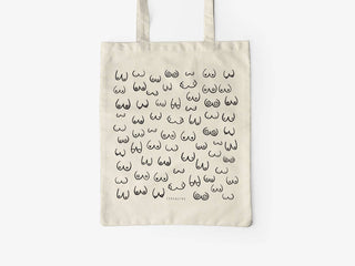 Baumwolltasche / Busenfreunde "natur" - love-union.de