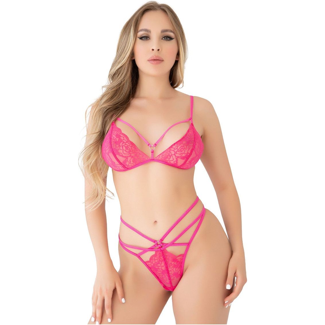 Strappy Lace Bra Set - love-union.de