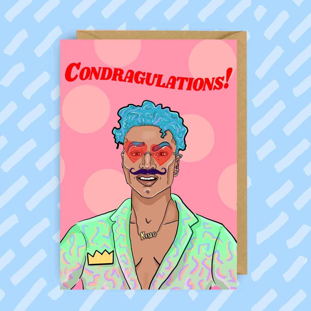 Carte Drag King | LGBT | Queer | Drag Queen | Cartes Gay
