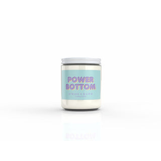 STRIKE & BURN POWER BOTTOM CREAMY VANILLA CANDLE