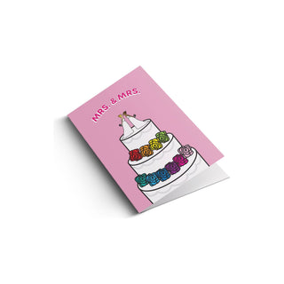 Woman &amp; Woman Cake LGBTQ+ Greeting Card