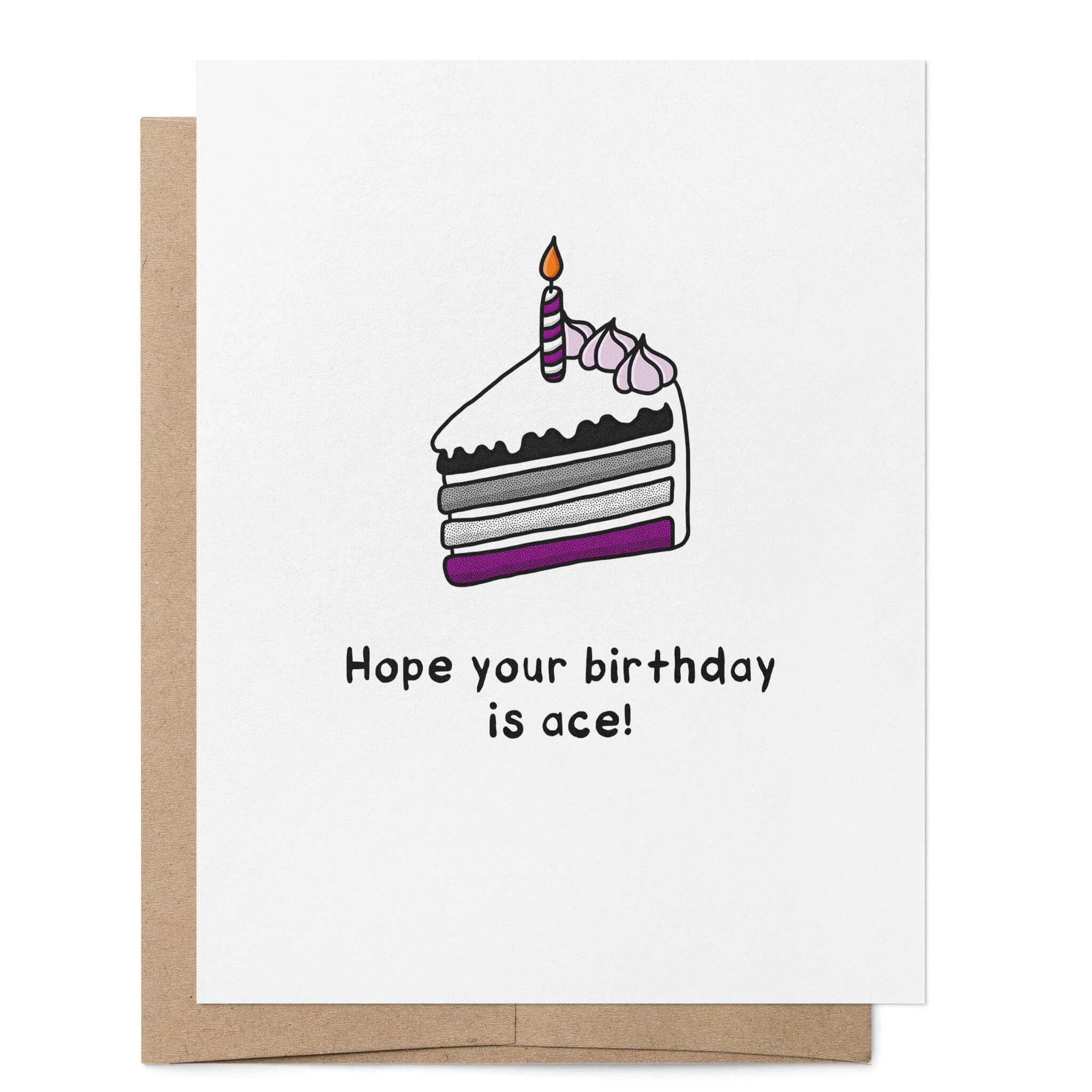 Hope Your Birthday is Ace LGBTQ+ Grußkarte