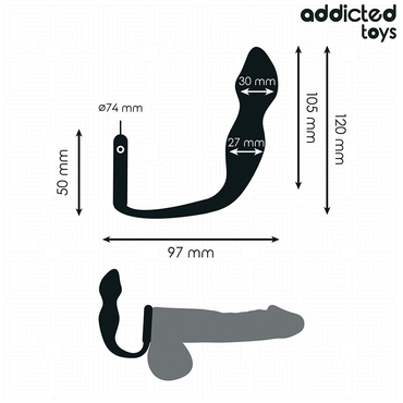 ADDICTEDTOYS-ANALPLUGMITRINGMODELL2_1 - LoveUnion.de