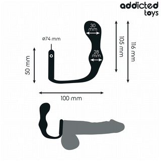 Addicted Toys Analplug mit Ring Modell 3 - LoveUnion.de