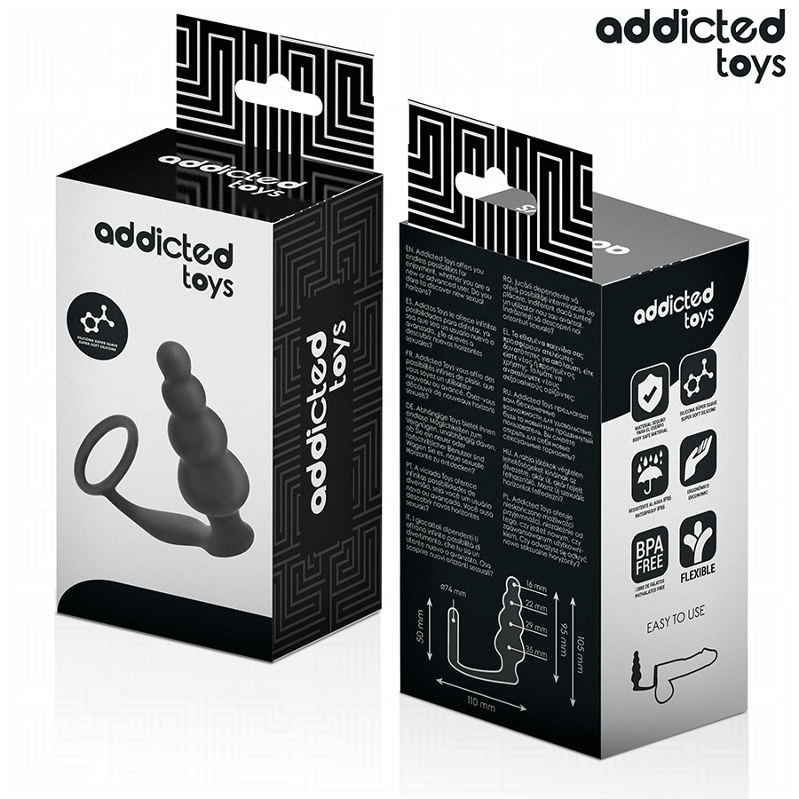 Addicted Toys Analplug mit Ring Modell 5 Extra lang & intensiv love-union.de Addicted Toys Analplug mit Ring Modell 5 Extra lang & intensiv love-union.de