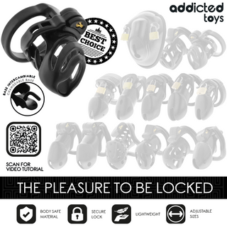 ADDICTED TOYS LOCKED – Eternal Lock Penis Cage