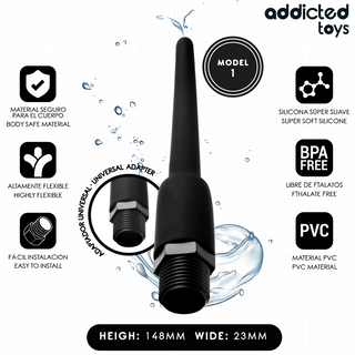 ADDICTED TOYS – Anal Cleaner mit Universaladapter (Modell 1) - Love-Union.de