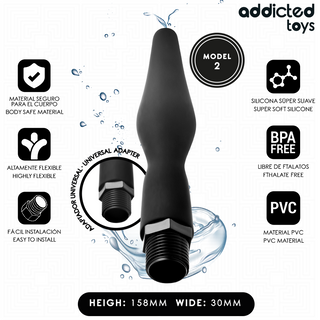 ADDICTED TOYS – Anal Cleaner mit Universaladapter (Modell 2) - Love-Union.de