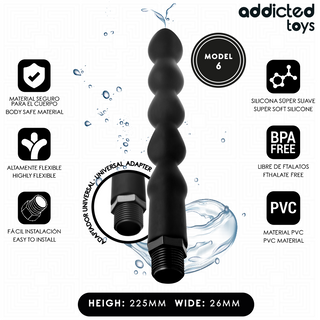 ADDICTED TOYS – Anal Cleaner mit Universaladapter (Modell 6) - Love-Union.de