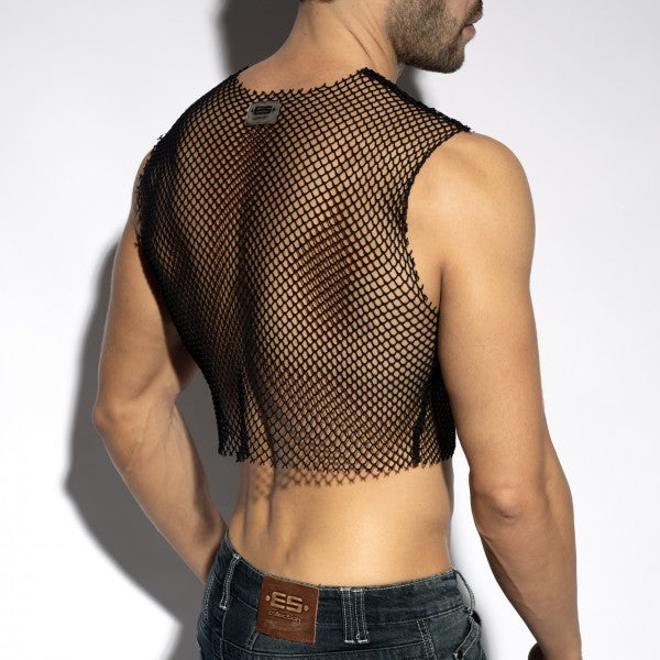 ADDICTED – Beachy Net Midriff Crop Top - Love-Union.de