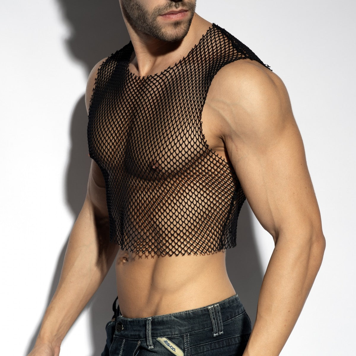 ADDICTED – Beachy Net Midriff Crop Top - Love-Union.de