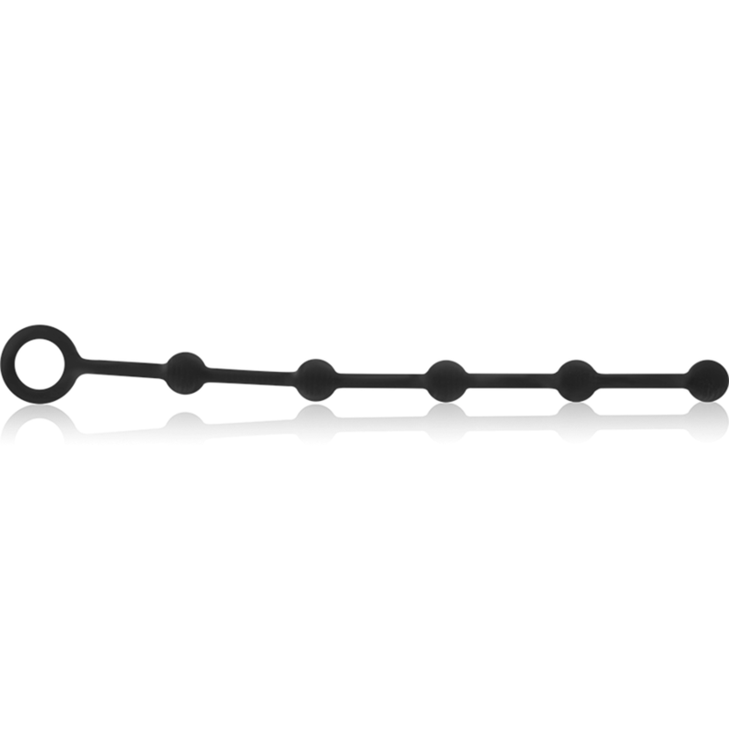 BLACK&SILVER - KORG ANAL ROSENKRANZ SILIKON INITIATION 23 CM