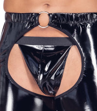 Black Level – Lack-Chaps und -String im Set