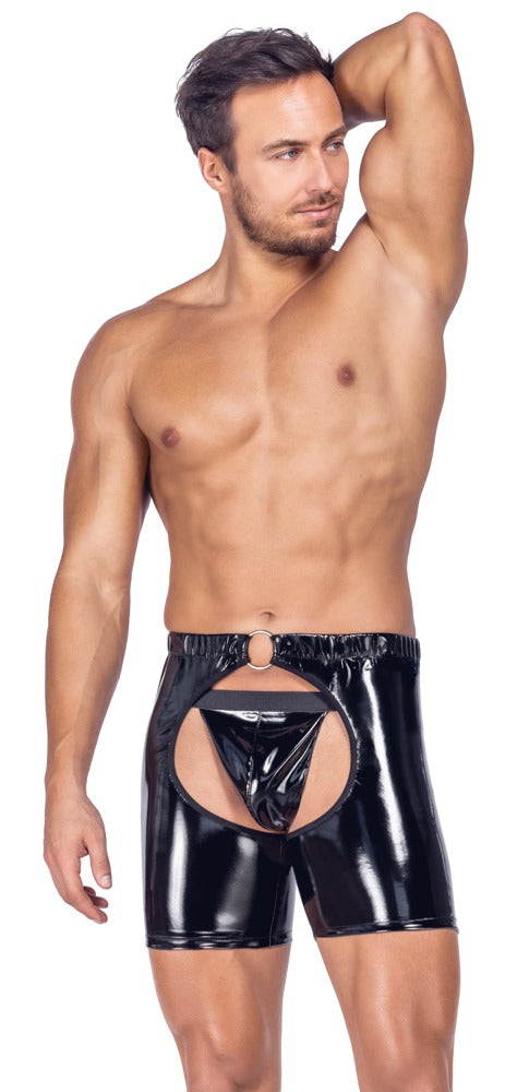Black Level – Lack-Chaps und -String im Set