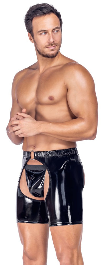 Black Level – Lack-Chaps und -String im Set