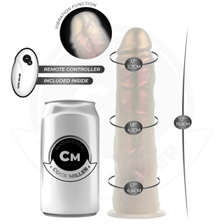 COCK MILLER – Realistischer Dildo mit Saugnapf, Licht & Vibration - Love-Union.de