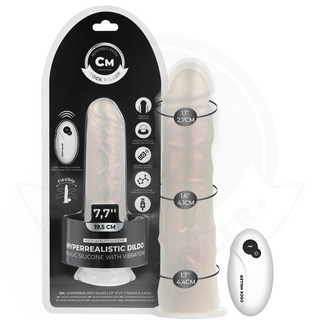 COCK MILLER – Realistischer Dildo mit Saugnapf, Licht & Vibration - Love-Union.de